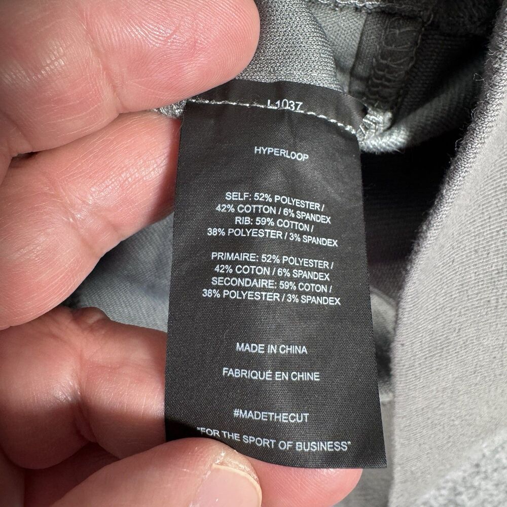 Cuts Clothing Hoodie Men Medium Gray Hyperloop Classic Performance Sweatshirt - Picture 8 of 10